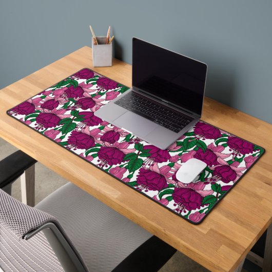 Fuchsie Schreibtischunterlage (Büro 2)