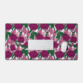 Fuchsie Schreibtischunterlage (Tastatur & Maus)