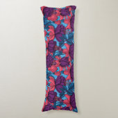 Fuchsie Seitenschläferkissen (Vorderseite Vertikal)