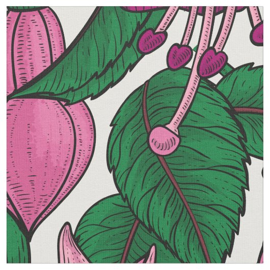 Fuchsie Stoff (Nahaufnahme)