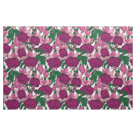 Fuchsie Stoff (Fat Quarter (45,7 x 55,9 cm))