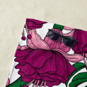 Fuchsie Strandtuch (Beispiel)
