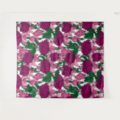 Fuchsie Wandteppich (Vorderseite (Horizontal))