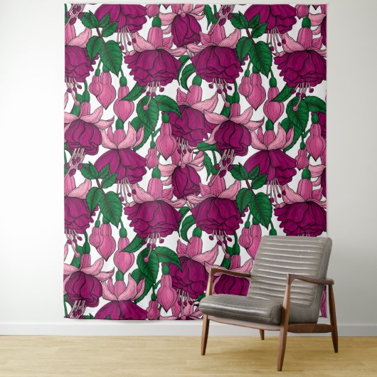 Fuchsie Wandteppich (Beispiel)
