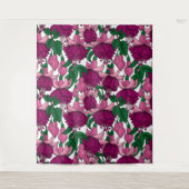 Fuchsie Wandteppich (Vorderseite)