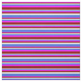 Fuchsien, Dunkelrot, Weiß und Royal blau farbig Stoff (Muster)