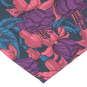 Fuchsien in blau und lila kurzer tischläufer (Ecke)