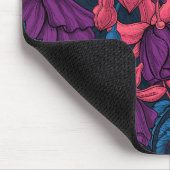 Fuchsien in blau und lila mousepad (Ecke)