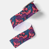 Fuchsien in blau und lila satinband (Rückseite)