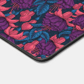 Fuchsien in blau und lila schreibtischunterlage (Ecke)