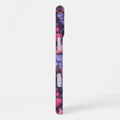 Fuchsien in Rosa und Violett iPhone Hülle (Rechte Seite)