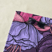 Fuchsien in Rosa und Violett Strandtuch (Beispiel)