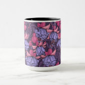 Fuchsien in Rosa und Violett Tasse (Zentrum)