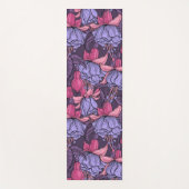 Fuchsien in Rosa und Violett Yogamatte (Vorderseite)