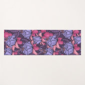 Fuchsien in Rosa und Violett Yogamatte (Vorderseite (Horizontal))