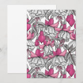 Fuchsien in weiß und rosa (Vorne/Hinten)