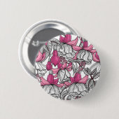 Fuchsien in weiß und rosa button (Vorne & Hinten)