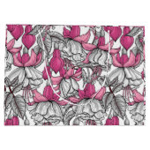 Fuchsien in weiß und rosa große geschenktüte (Rückseite)