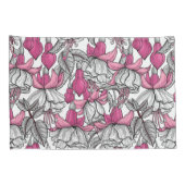 Fuchsien in weiß und rosa kissenbezug (Rückseite-Rechts)