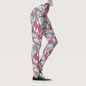 Fuchsien in weiß und rosa leggings (Rechts)