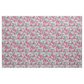 Fuchsien in weiß und rosa stoff (Yard (91,4 cm))