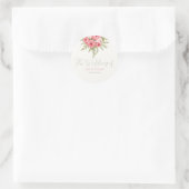 Fuchsien Traum Runder Aufkleber (Tasche)