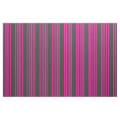 Fuchsien und Holzkohle, fünf Streifen Muster Stoff (Fat Quarter (45,7 x 55,9 cm))