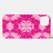 Fuchsien und pastellrosa Gefärbte Krawatte Muster Case-Mate iPhone Hülle (Rückseite (Horizontal))