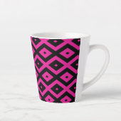 Fuchsien und schwarzer Diamant Milchtasse (Rechts)