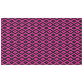 Fuchsien und schwarzer Diamant Tischdecke (Vorderseite (Horizontal))