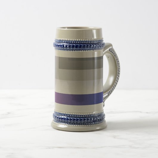 Fuchsienblau grau bierglas (VorderseiteRechts)