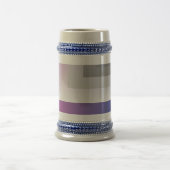 Fuchsienblau grau bierglas (Mittel)