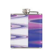 Fuchsienblau grau flachmann (Rückseite)