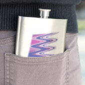 Fuchsienblau grau flachmann (Beispiel)