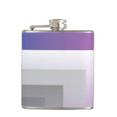 Fuchsienblau grau flachmann (Vorderseite)