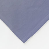 Fuchsienblau grau fleecedecke (Ecke)