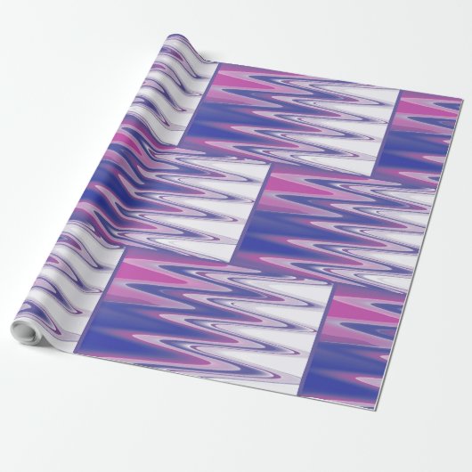 Fuchsienblau grau geschenkpapier (Ungerollt)