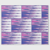 Fuchsienblau grau geschenkpapier (Flach)