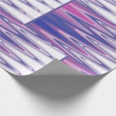 Fuchsienblau grau geschenkpapier (Ecke)