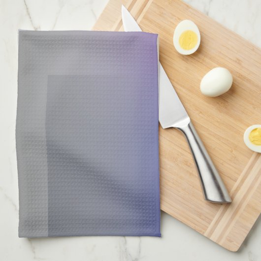 Fuchsienblau grau geschirrtuch (Viertel Falte)