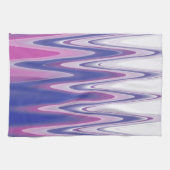 Fuchsienblau grau geschirrtuch (Horizontal)