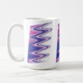 Fuchsienblau grau kaffeetasse (Links)
