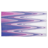 Fuchsienblau grau kissenbezug (Vorderseite-Links)