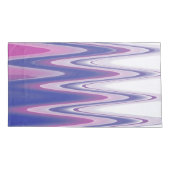 Fuchsienblau grau kissenbezug (Rückseite-Links)