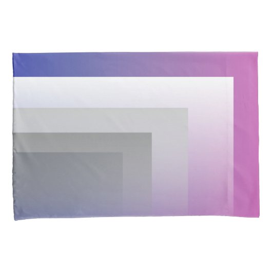 Fuchsienblau grau kissenbezug (Vorderseite-Rechts)