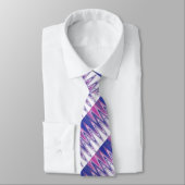 Fuchsienblau grau krawatte (Gebunden)