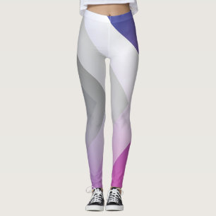 Fuchsienblau grau leggings