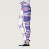 Fuchsienblau grau leggings (Links)