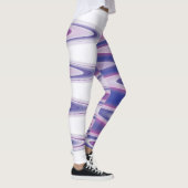 Fuchsienblau grau leggings (Rechts)