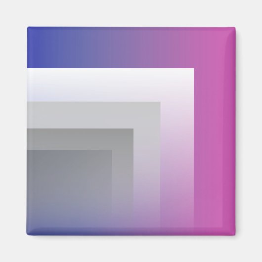 Fuchsienblau grau magnet (Vorne)